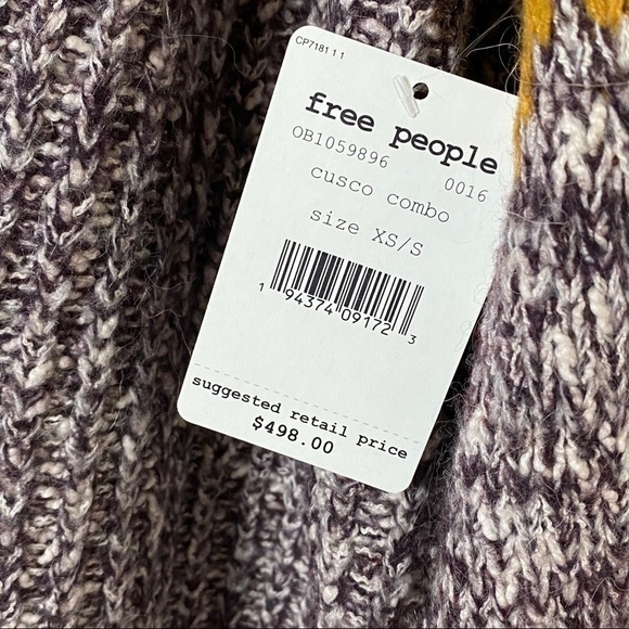 Free People Birds of a Feather Knit Boho Cardigan Size XS/S - Picture 12 of 15